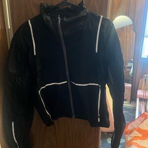Black Free People Rain Jacket